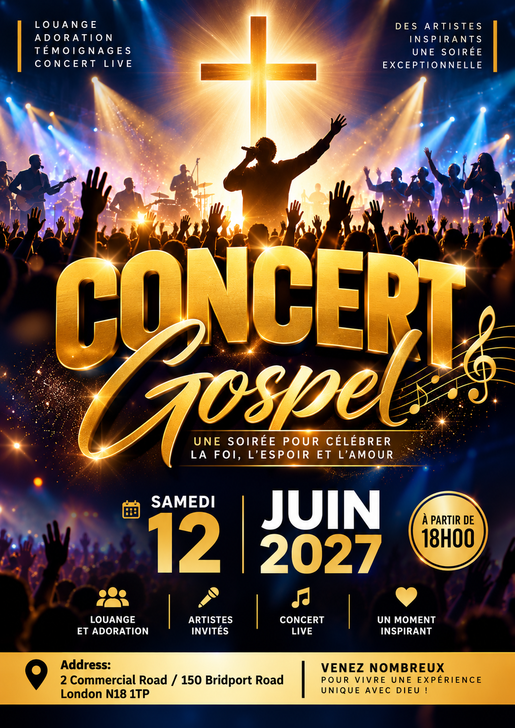 Gospel Concert 2027 poster