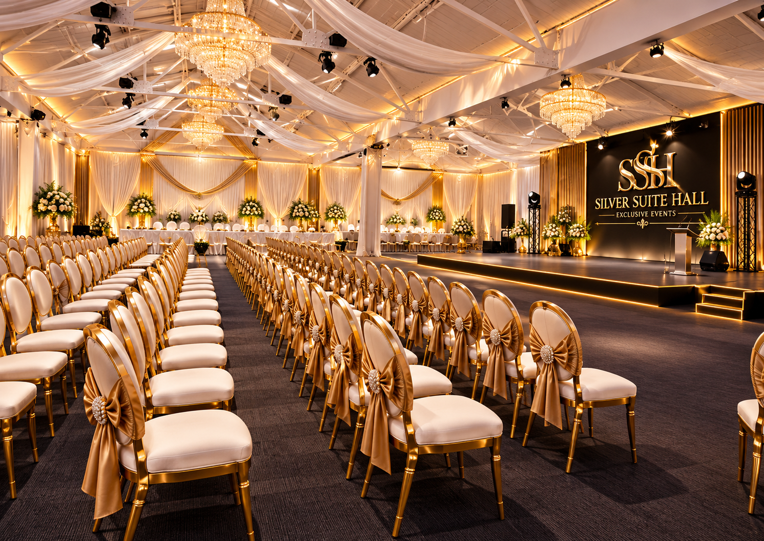 Luxury event setting